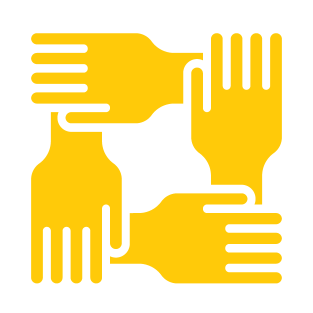 hands in a circle icon