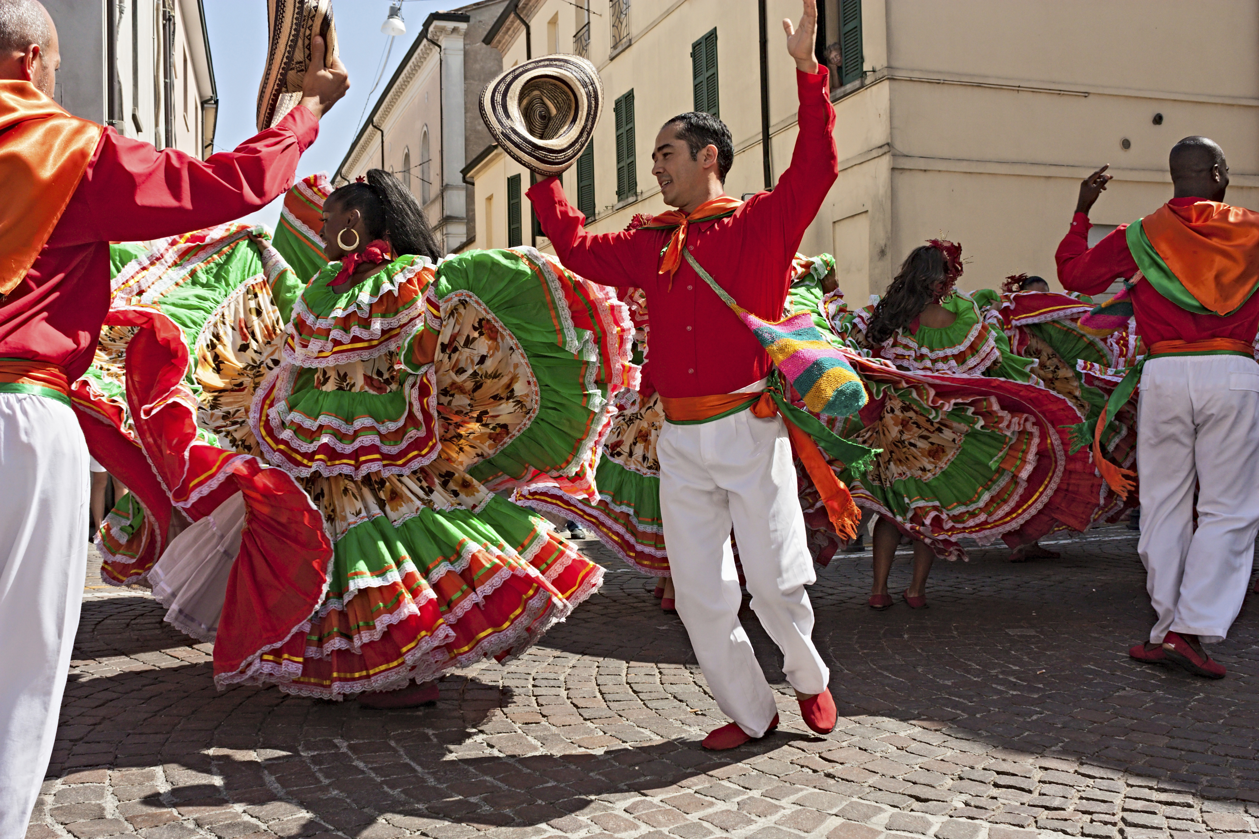 Colombian dancers