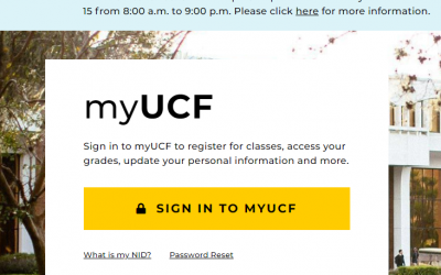 Log into myUCF