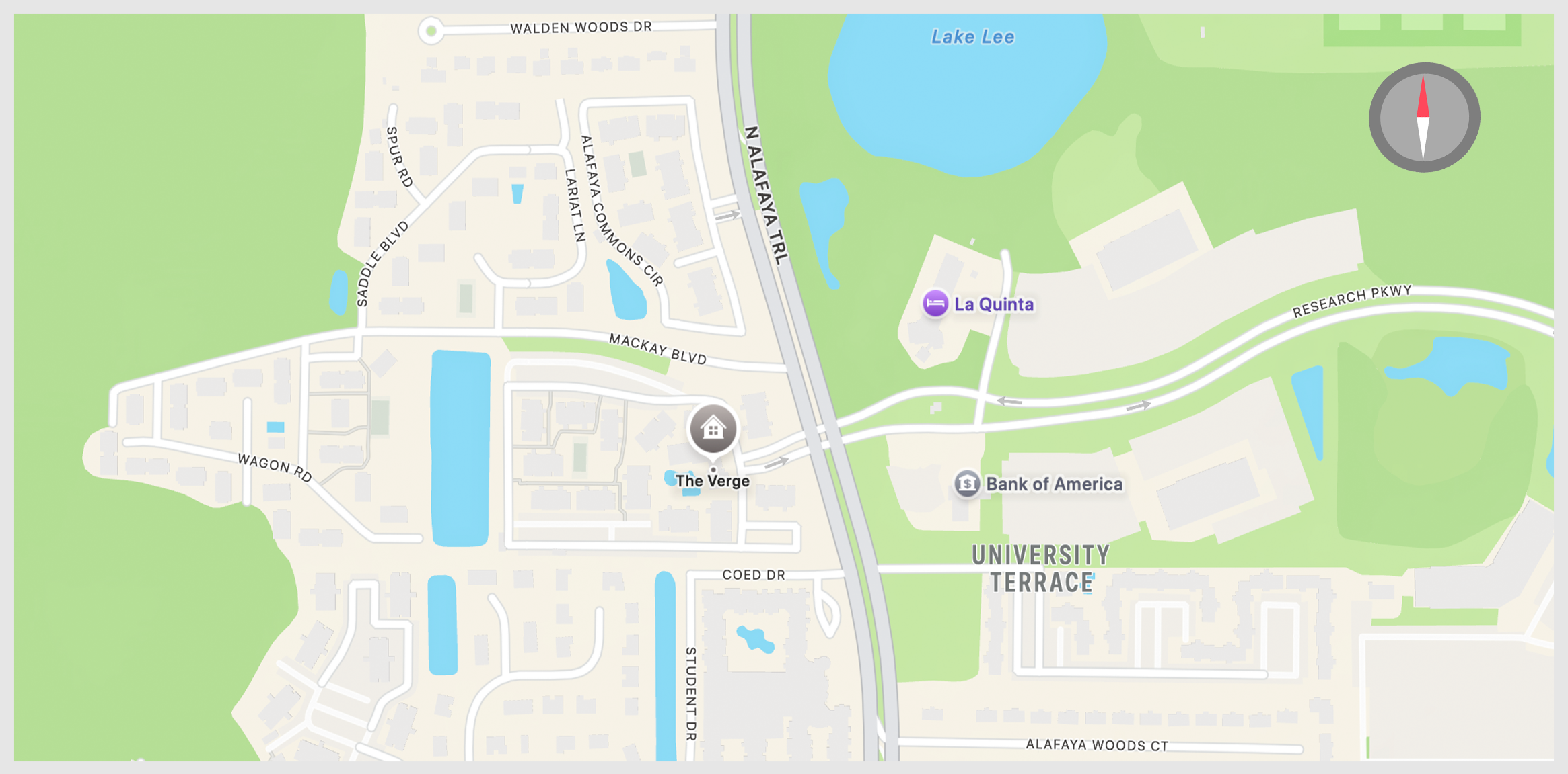 THE VERGE HOUSING MAP 2 The Verge Housing Map near UCF